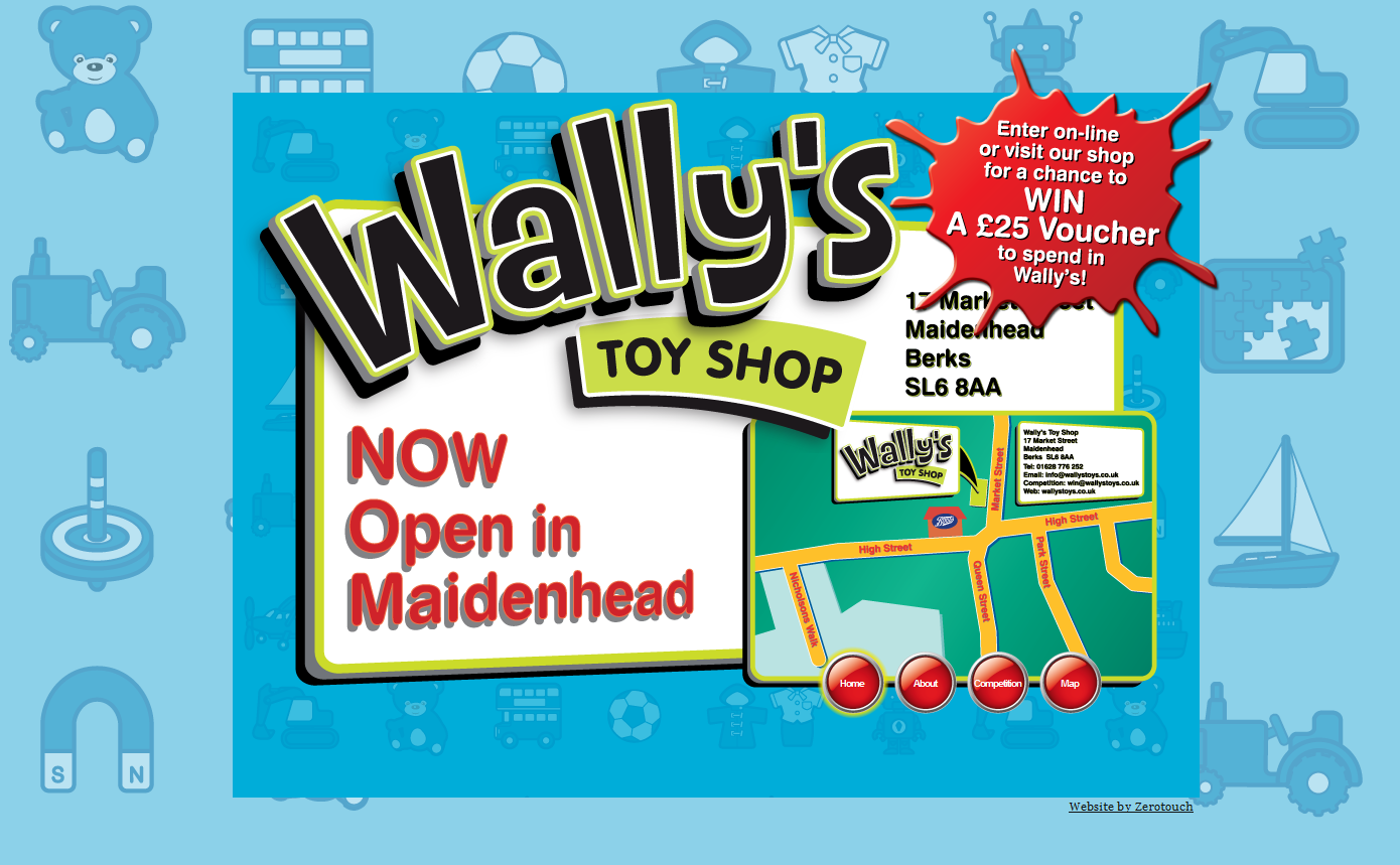 Wally's Toy Shop Website