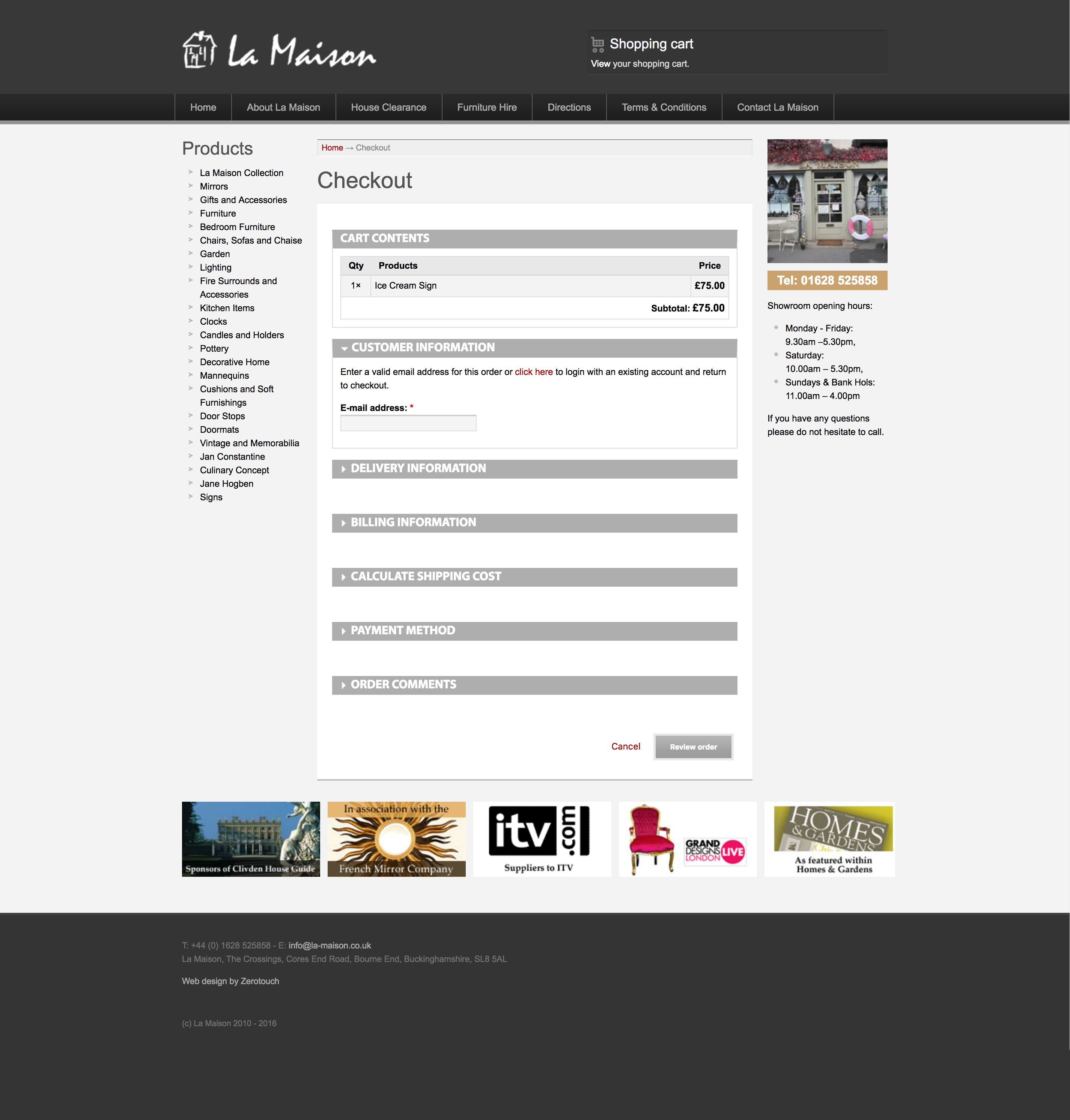 La Maison Check Out