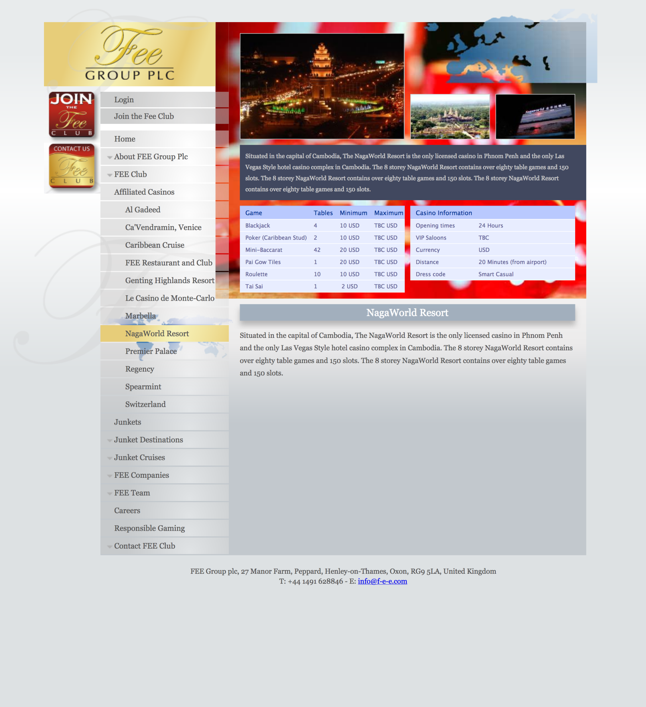 Fee Group Naga World Resort